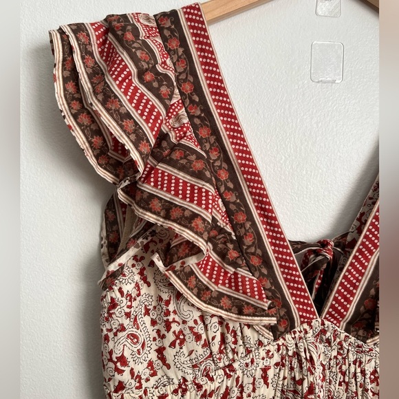 Sea NY Smocked Midi Printed Ivette Dress - Picture 6 of 14